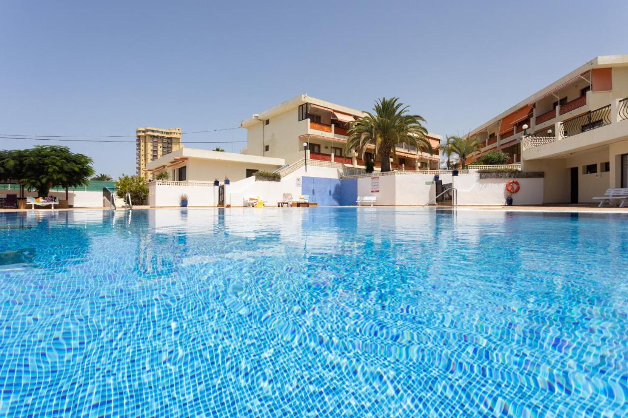 Frontline Playa Las Vistas With Pool, Parking, Sea ロスクリスティアーノス エクステリア 写真
