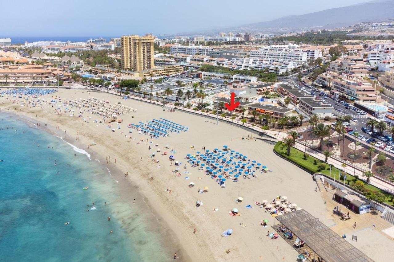 Frontline Playa Las Vistas With Pool, Parking, Sea ロスクリスティアーノス エクステリア 写真