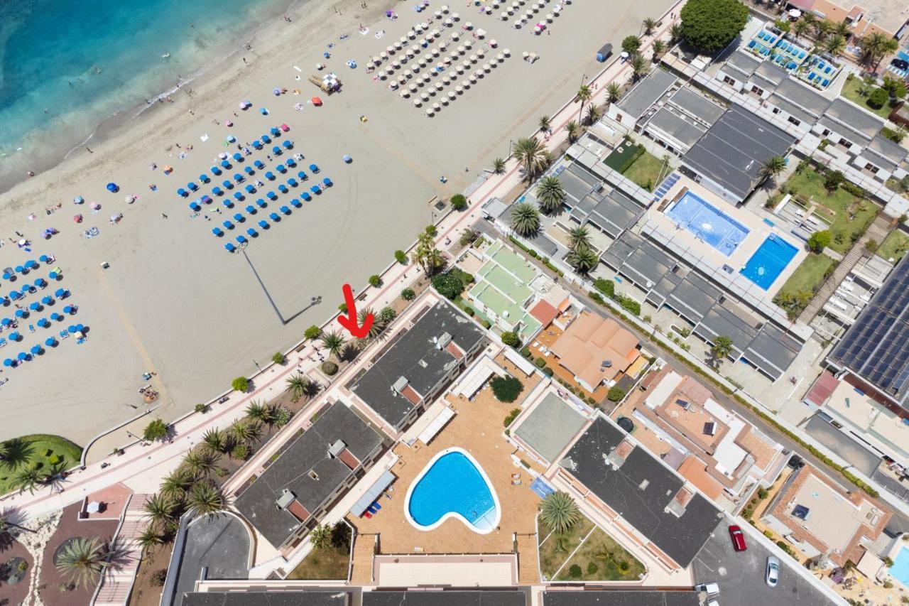 Frontline Playa Las Vistas With Pool, Parking, Sea ロスクリスティアーノス エクステリア 写真