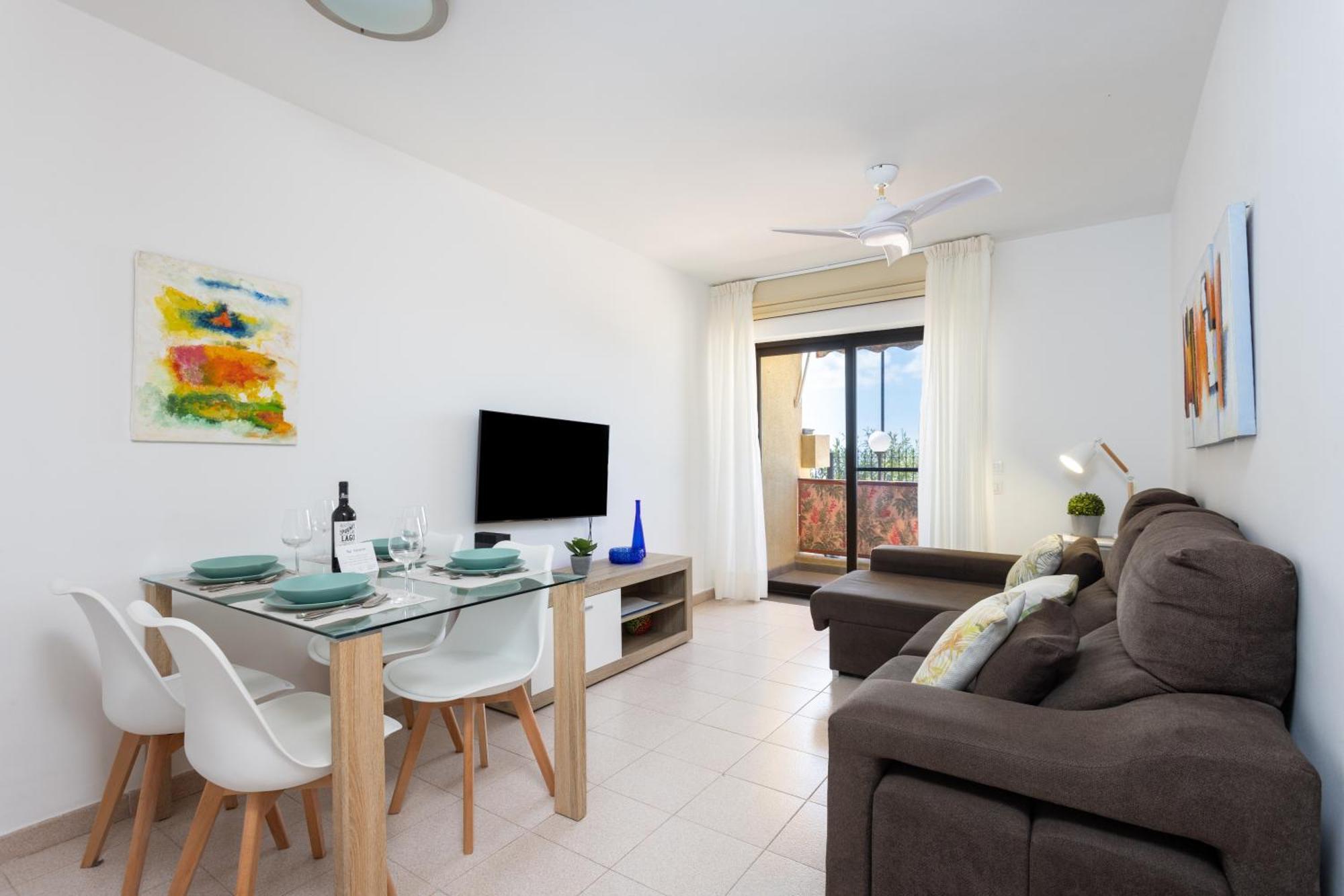 Frontline Playa Las Vistas With Pool, Parking, Sea ロスクリスティアーノス エクステリア 写真