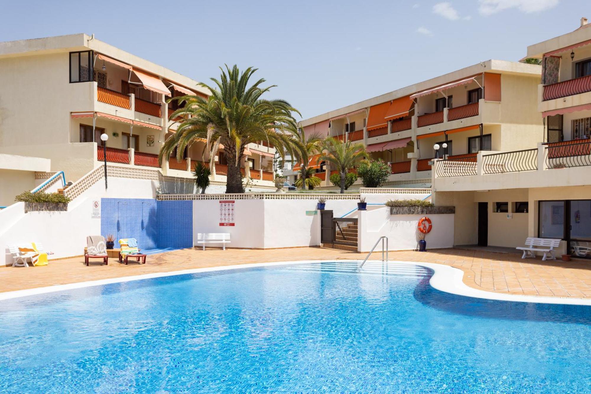Frontline Playa Las Vistas With Pool, Parking, Sea ロスクリスティアーノス エクステリア 写真
